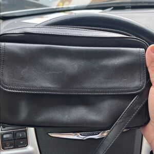 Worthington Leather Crossbody Black Bag